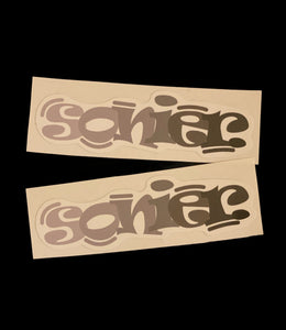 stickers with sonier. logo